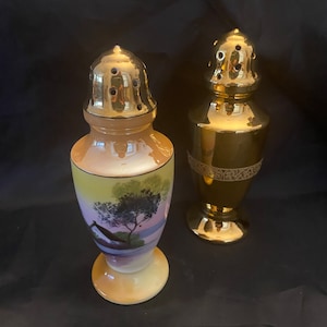 VTG Lusterware Sugar Shakers - Made in Japan