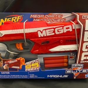Nerf N-Strike Elite Mega Magnus Blaster with Mega Darts *NEW*