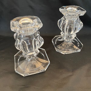 Echt Bleikristall Lead Crystal Candlesticks Made in Germany