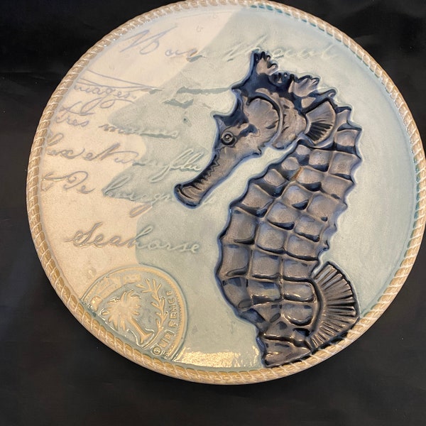 Cracker Barrel Nautical Decorative Stoneware Plate