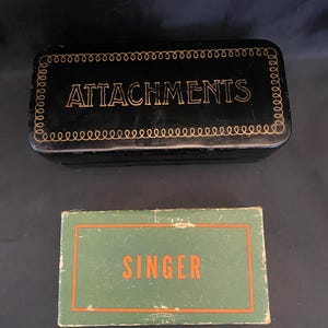 VTG Singer Sewing Machine Attachments in Box CHOICE