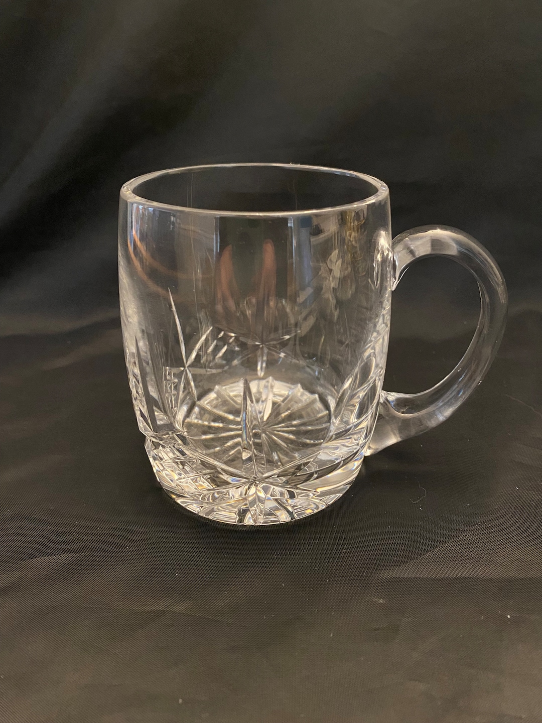 VTG Clear Cut Leaded Crystal Tea or Coffee Mug - Etsy