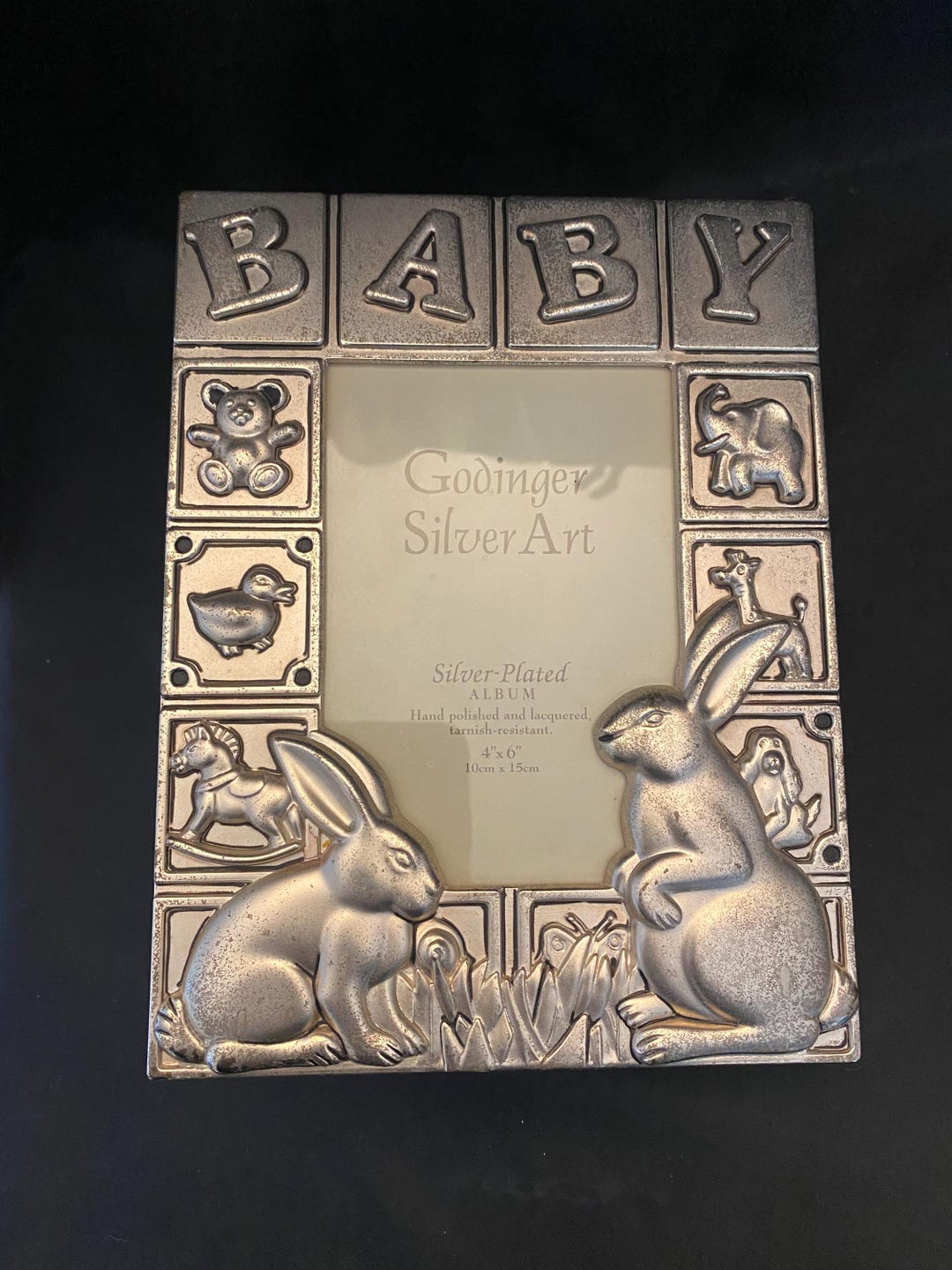 Godinger Silver Art Beatrix Potter Bunny Themed Silver-plated Baby ...