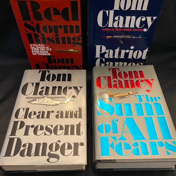 Tom Clancy Hardcover First Editions