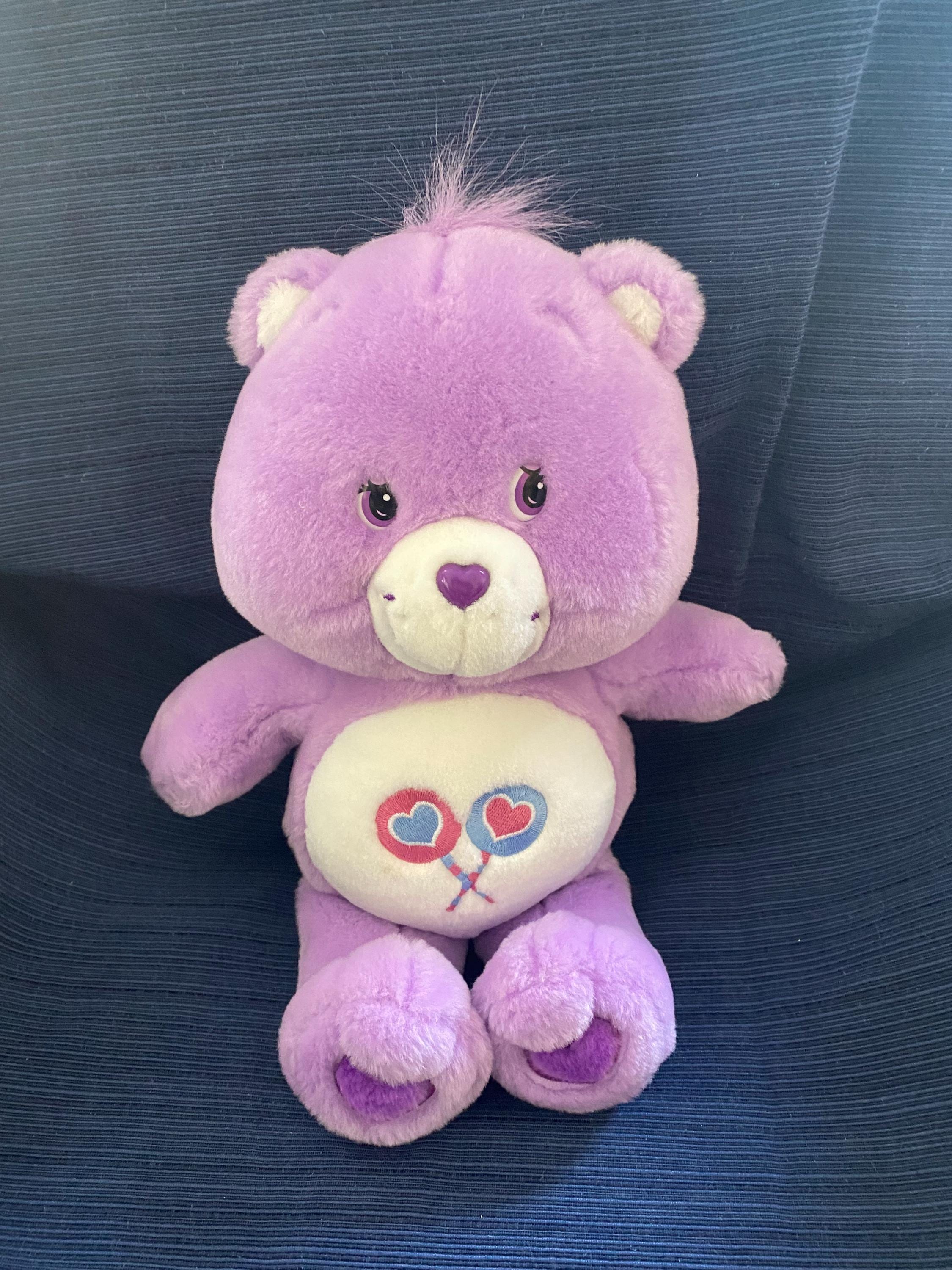 2002 Care Bears Purple W/ Lollipops Share Bear Plush - Etsy
