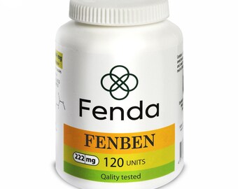 Fenben 222, Purity >99%, 120 ct, Fenben by FENDA, Independent Third-Party Laboratory Tested, Certificate of Analysis Included