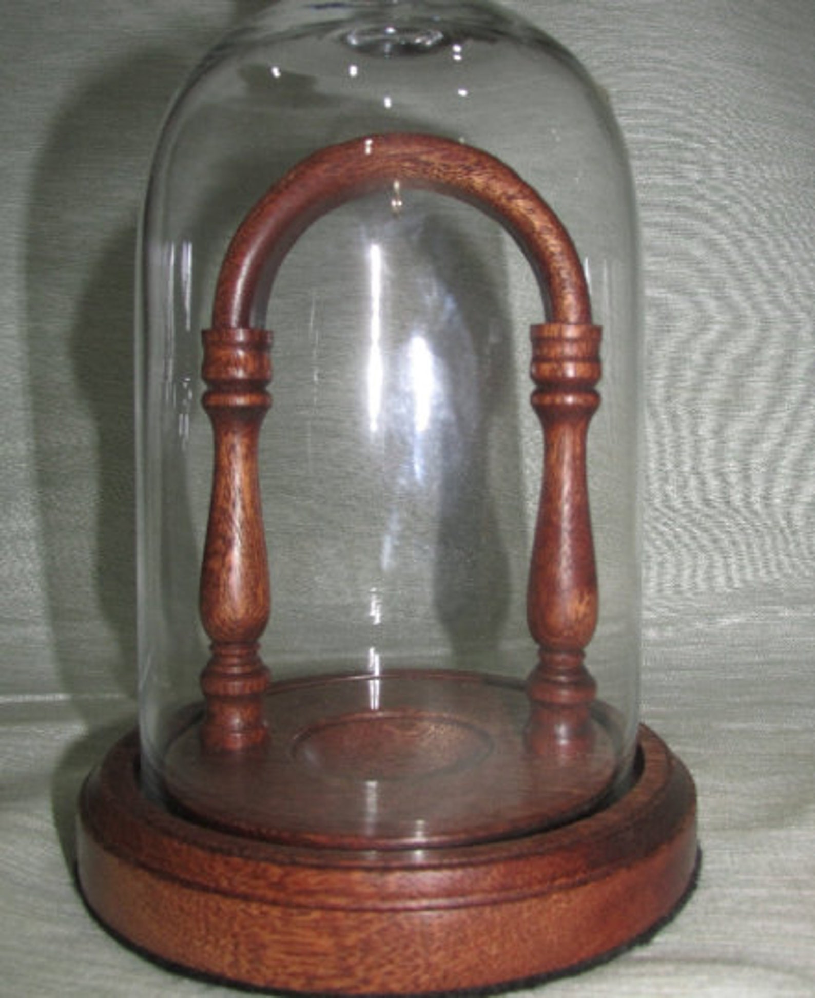 Pocket Watch Glass Display Dome Stand in Light Oak Dark Oak Etsy