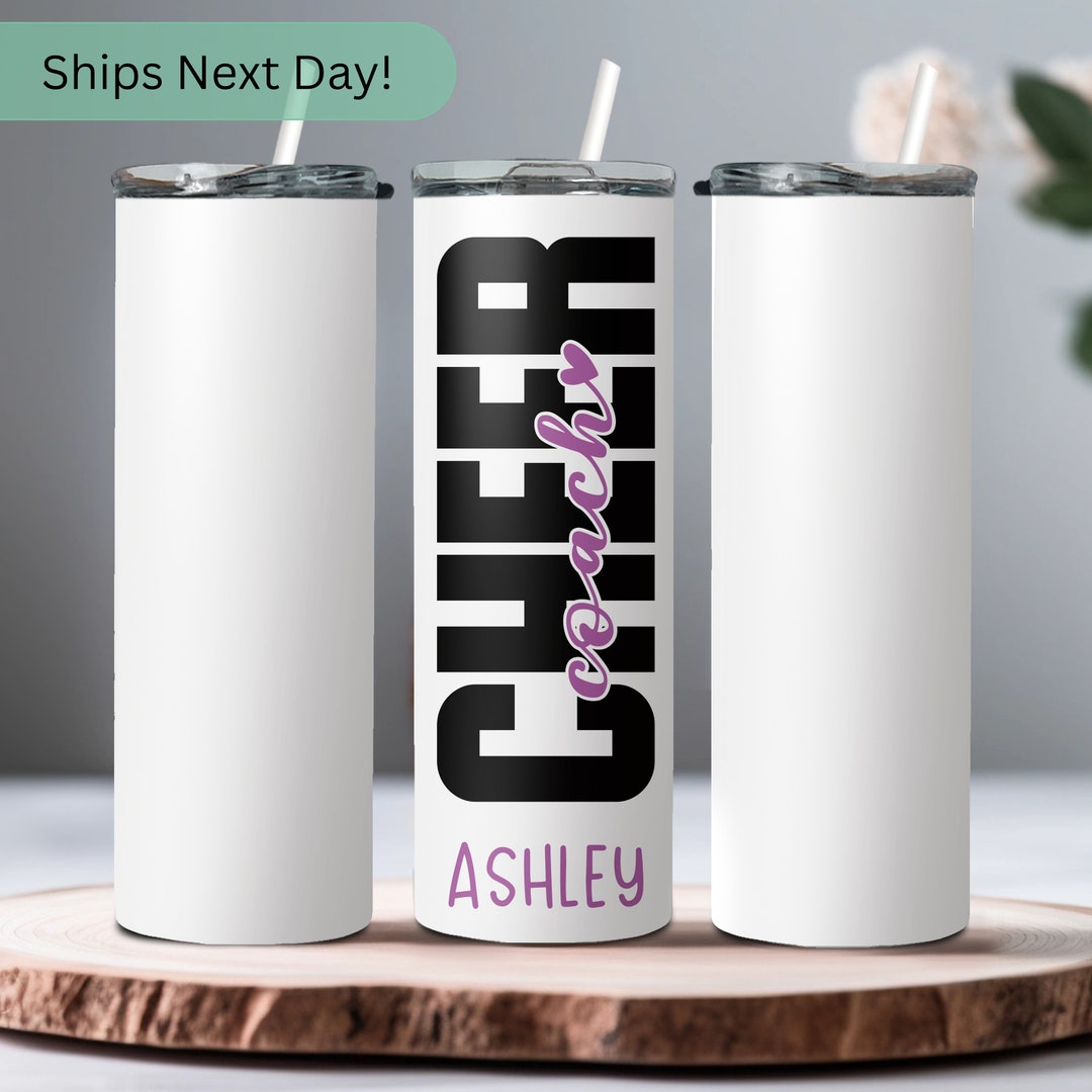 Cheer Coach Tumbler Personalized Tumbler for Coach Cheer Sport Tumbler