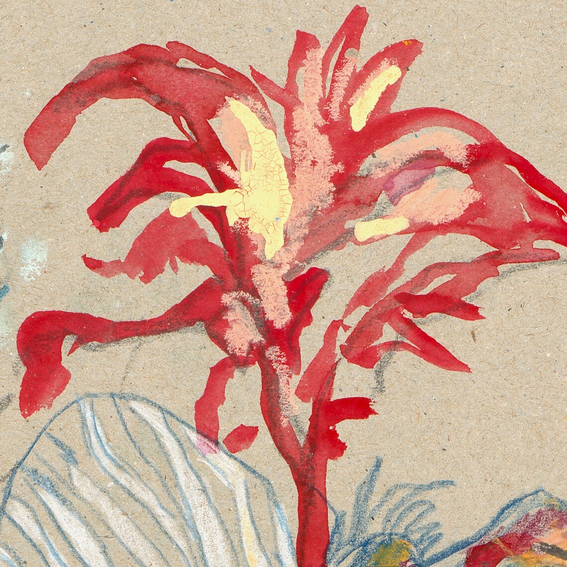 Flower Wall Art Colorful Wall Art Living Wall Art Bedroom Etsy