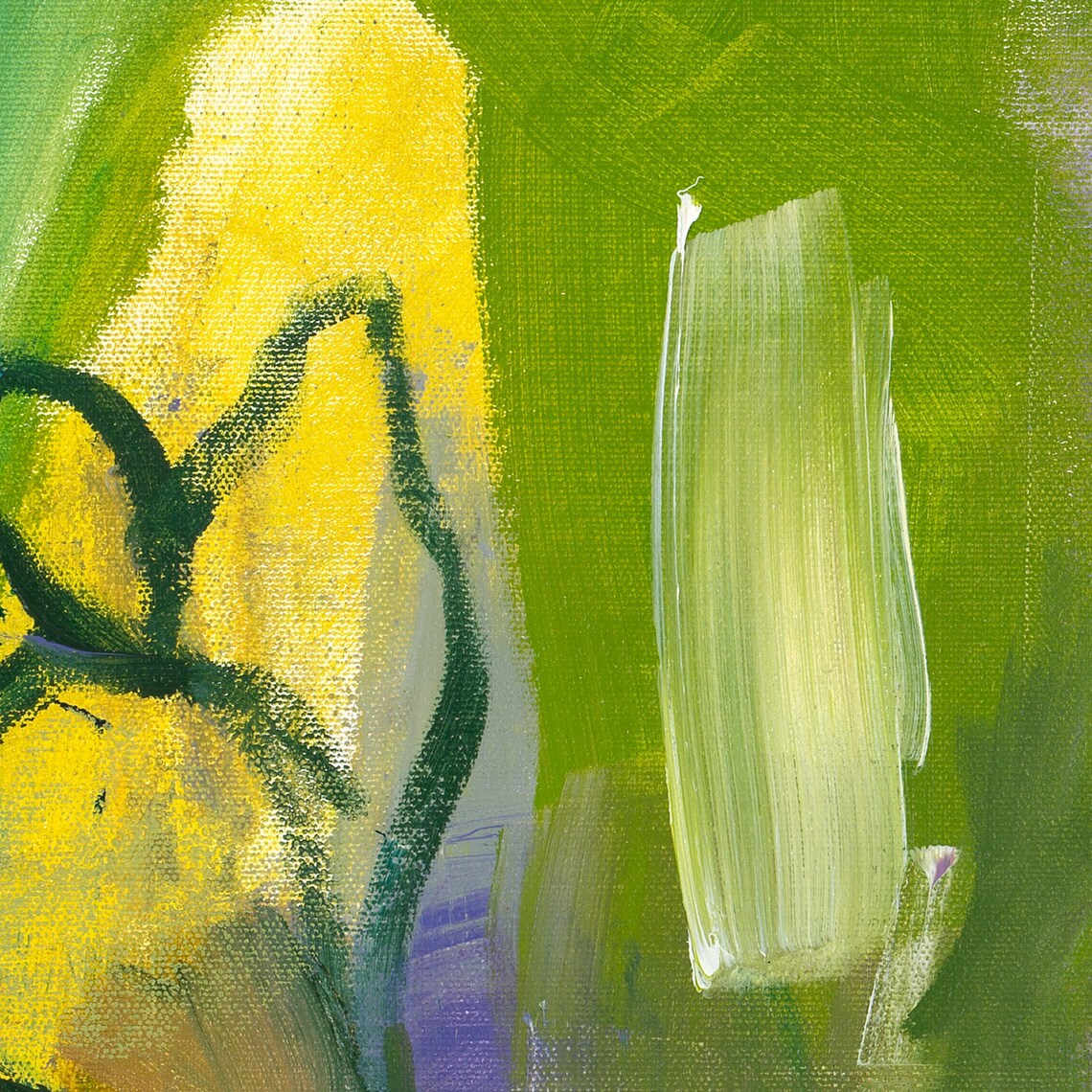 Purple Canvas Wall Art, Living Room Art Prints, Art Prints, Original