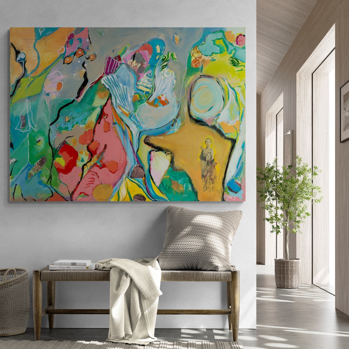Abstract Wall Art Colorful Wall Art Canvas Art Colorful Etsy