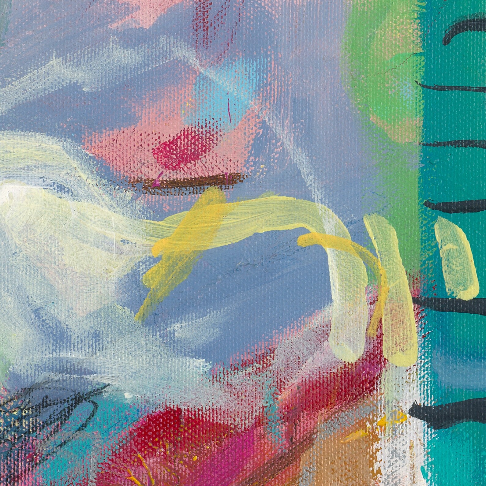 Abstract Wall Art, Colorful Large Wall Art ,living Room Wall Décor, Canvas Art, Colorful