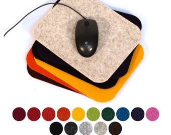 Felt mouse pad made of 5 mm 100% wool felt pad desk pad