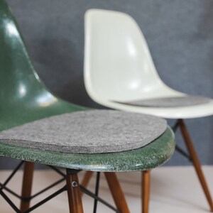 Filz Sitzunterlage für Eames Stuhl, Sitzkissen aus Sattelfilz Bild 2