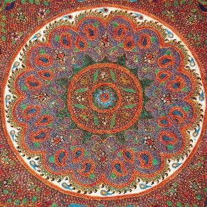 Traditional Embroidery,  Persian Needle Work Folk Art, Patteh, Needle Working, Tablecloth, Handmade, Handicraft, Unique Gift