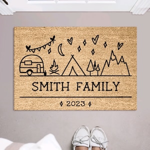 RV CAMPER Home Welcome to Nana and Papas Doormat | Funny Doormat | Welcome Mat | Housewarming Gift | Funny Gift | New Home | Closing Gift