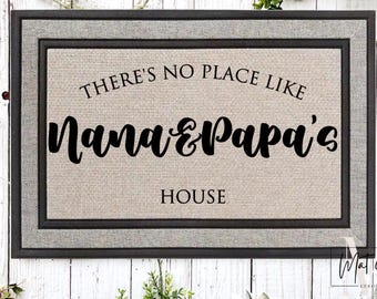 Nana and Papa's House Doormat | Personalized Welcome Mat