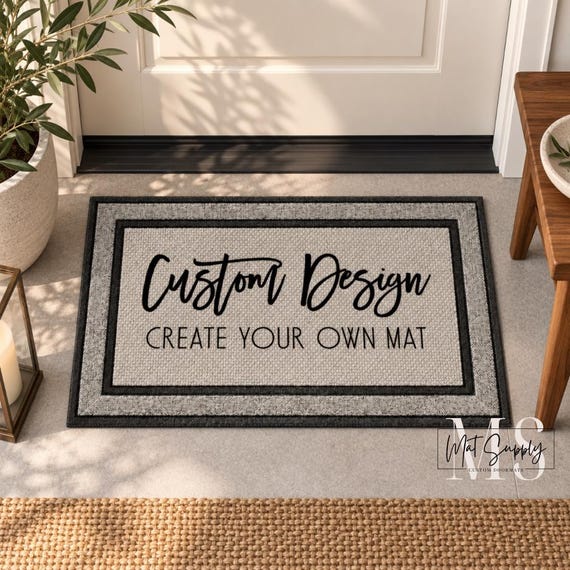 Housewarming Gift / Family Name Doormat / Personalized Doormat / Closing Gift / Custom Family Welcome Mat / Wedding Gift / Personalized Gift