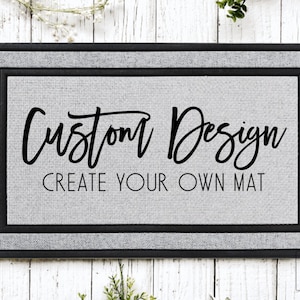 Housewarming Gift / Family Name Doormat / Personalized Doormat / Closing Gift / Custom Family Welcome Mat / Wedding Gift / Personalized Gift
