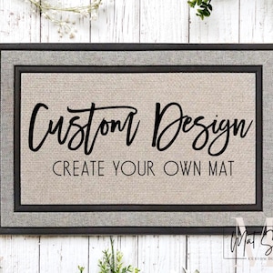 Housewarming Gift / Family Name Doormat / Personalized Doormat / Closing Gift / Custom Family Welcome Mat / Wedding Gift / Personalized Gift