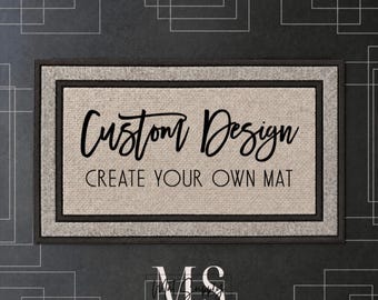 Housewarming Gift / Family Name Doormat / Personalized Doormat / Closing Gift / Custom Family Welcome Mat / Wedding Gift / Personalized Gift