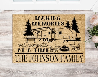 RV Fifth Wheel CAMPER V3 Home Welcome to Nana and Papas Doormat | Personalized Doormat |Custom Welcome Mat | Housewarming Gift |Closing Gift