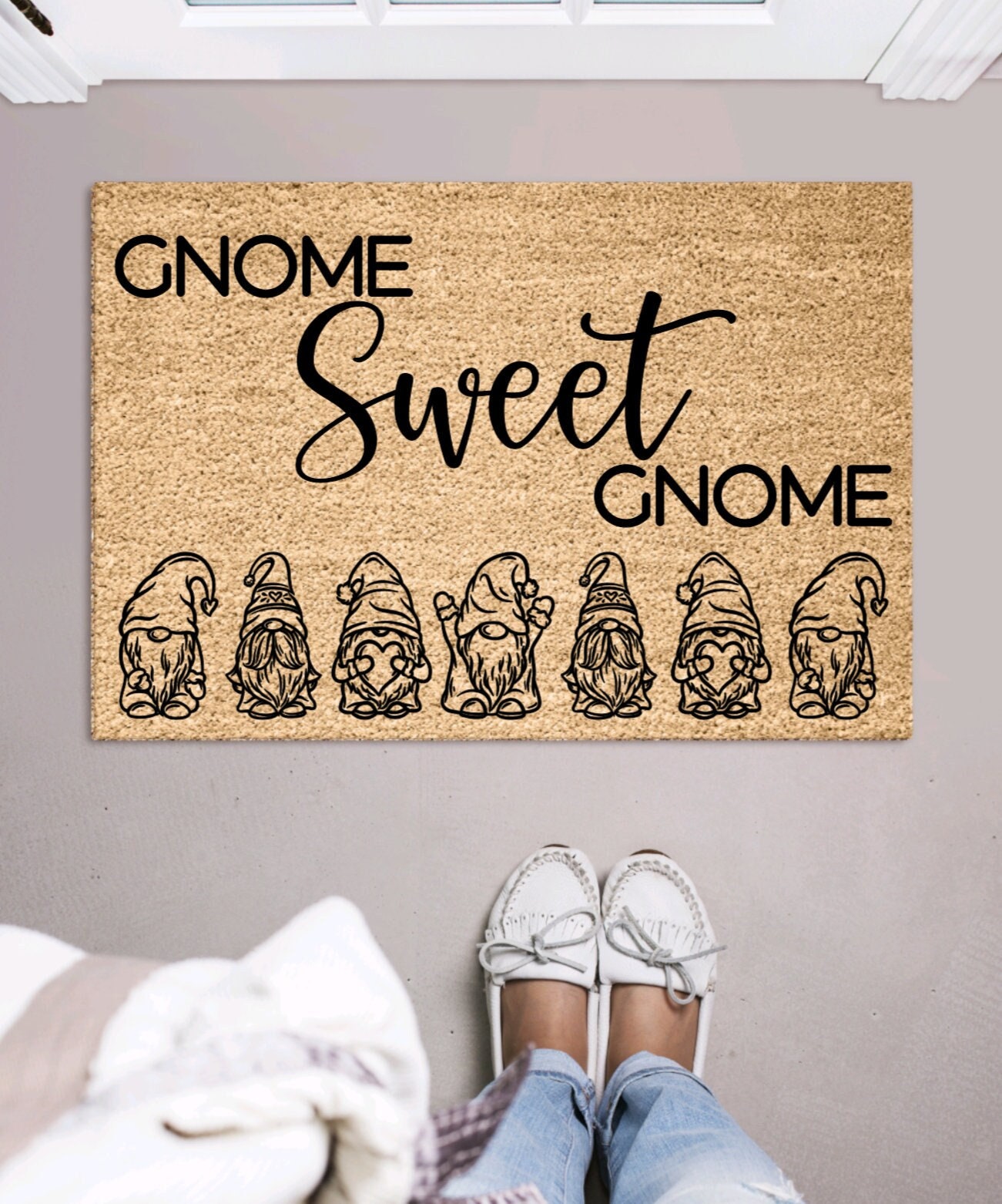 Funtery Winter Gnome Outdoor Christmas Mat Doormat Christmas  Door Mats Snowman Doormat Outdoor Indoor Entrance Rugs Funny Floor Anti  Slip Welcome Door Mats for Xmas Holiday Decoration, 16 x 28 Inch 