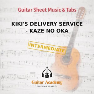 Kiki's Delivery Service (Windy Hill) Noter - Gitarrhandledning Tabulatorer och Partitur