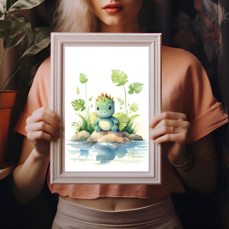 Baby Dino Nursery Print, Dinosaur Nursery Wall Art, Printable Wall Art ...
