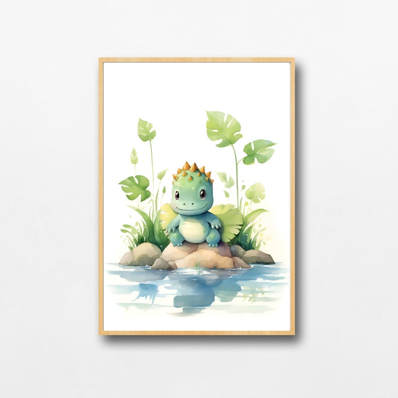 Baby Dino Nursery Print, Dinosaur Nursery Wall Art, Printable Wall Art ...