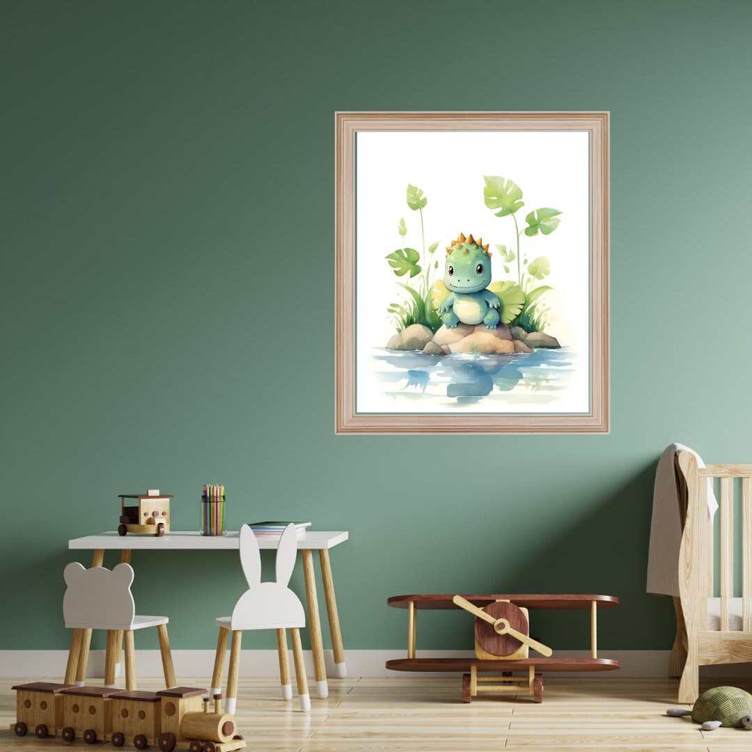 Baby Dino Nursery Print, Dinosaur Nursery Wall Art, Printable Wall Art ...