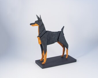 折り紙ドーベルマン、折り紙犬種 - Etsy 日本