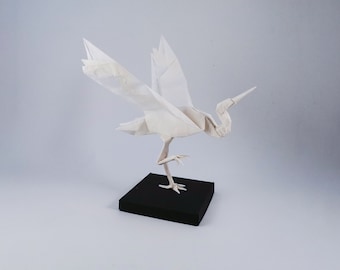 Realistic origami crane