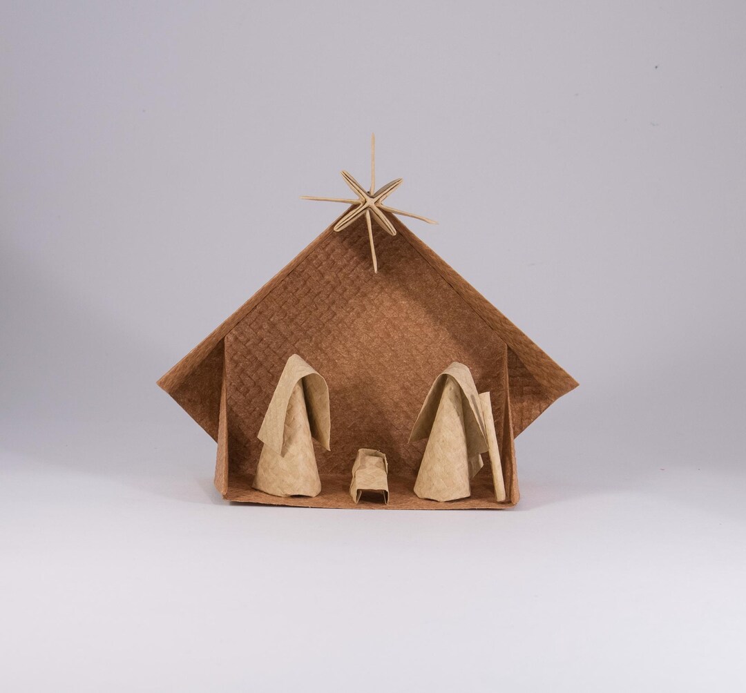 Origami Nativity Scene - Etsy