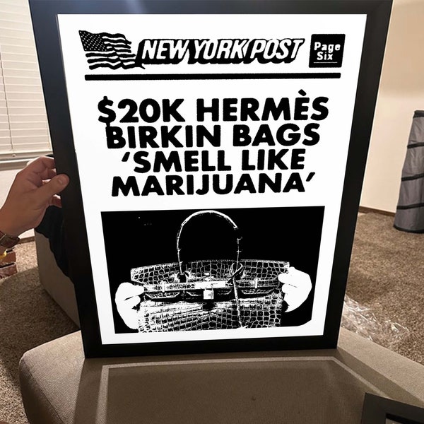 Birkins Smell Like Weed New York Post Poster