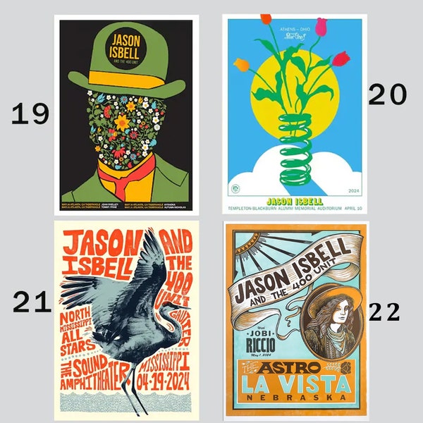 Custom Jason Isbell And The 400 Unit May 1 2024 The Astro La Vista NE Poster