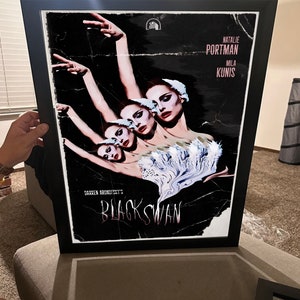 Black Swan Vintage Movie Poster