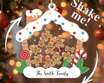 Personalized Christmas Ornament 2025, Custom Xmas Tree Decoration, Custom Xmas Acrylic Bauble, Holiday Keepsake, Christmas Gifts for Family