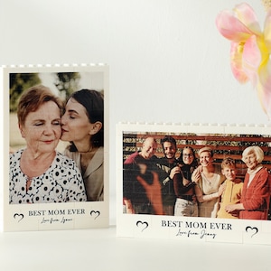 Custom Photo Brick Puzzle for Mom | Personalized Building Block | Mother’s Day Gift | Gift from Daughter Son Husband