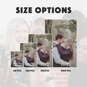 Custom Jigsaw Puzzle from photo | 120-1000 Pieces Personalized Puzzle | Gifts for Mom Dad Kids Her Him Couple | Unique Memory Gift image 6