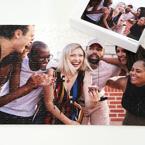 Casse-tête personnalisé | 120 à 1 000 pièces de puzzle pour personnes âgées | Puzzle à partir de la photo | Cadeau souvenir unique | Cadeau d&#39;anniversaire | Cadeau pour la famille