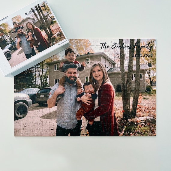 Custom Jigsaw Puzzle from photo | 120-1000 Pieces Personalized Puzzle | Gifts for Mom Dad Kids Her Him Couple | Unique Memory Gift