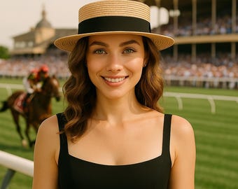 Womans Fashion sophisticated Classic Hat Adjustable to Fit