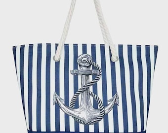 Anchor Beach/ Pool Tote Bag