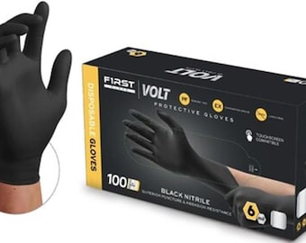 Black Nitrile Craft Glove 100 pcs per box Disposable