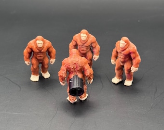 Bigfoot Sasquatch Tire Valve Stem Caps set of 4