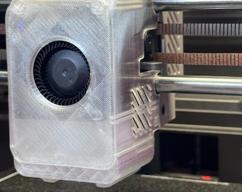 Anycubic Kobra1 3D Printer print head cover with fan and LED light Option