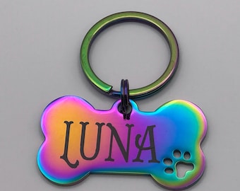 Pet Id tag / Name Tag with Phone # or Address on Back