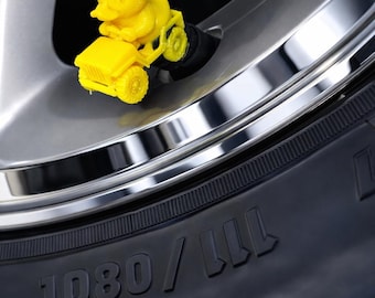 Duck in Jeep Air Valve Stem Cap PETG 5 Per PK