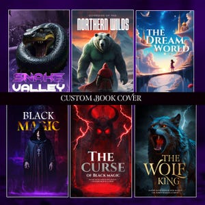Custom Book Cover Design: Personalized Ebook Art, All Genres (Digital Download, Paperback Bundle Available)